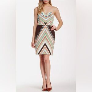 Trina Turk ‘Cora’ in multi chevron style. NWT